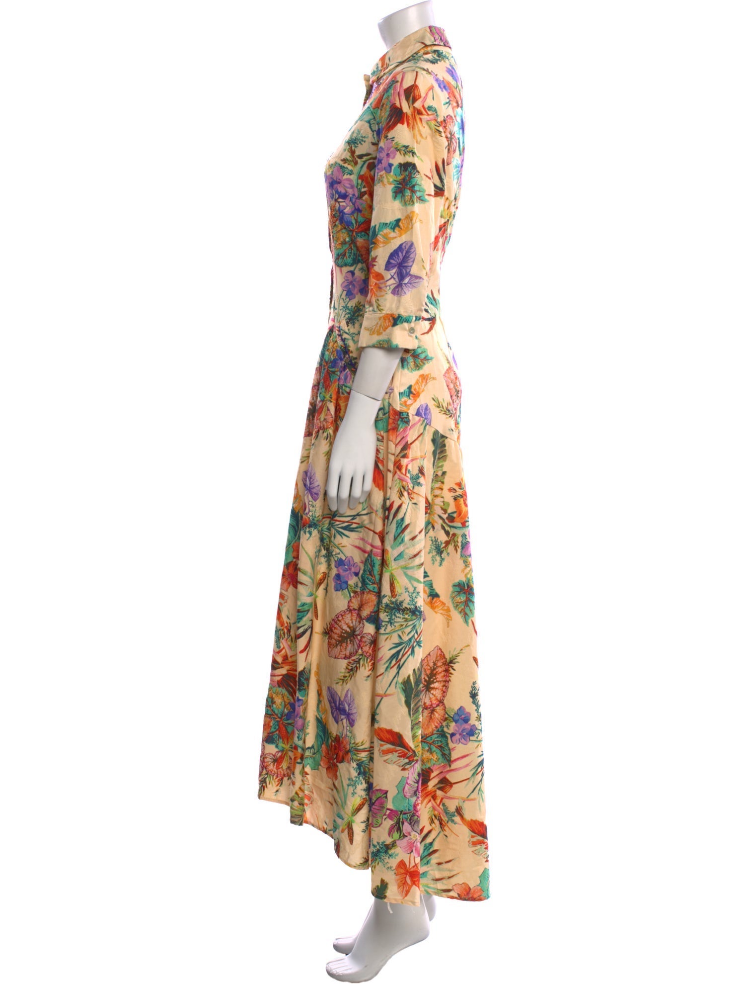 Anjuna Floral Print Long Dress