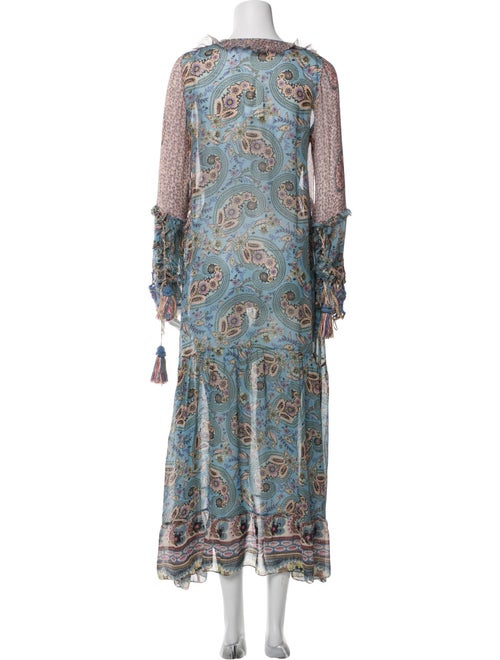 Anjuna Paisley Print Midi Length Dress
