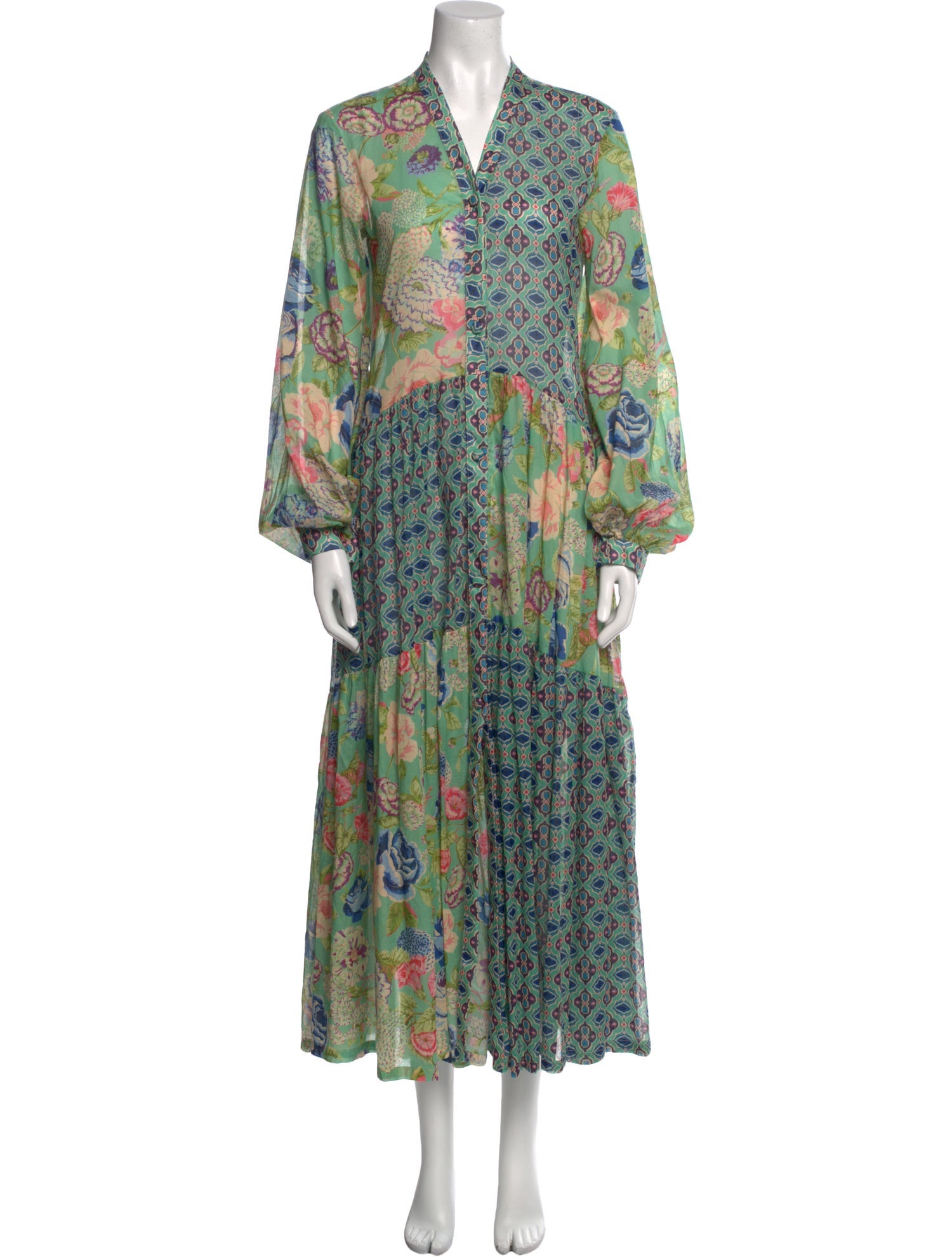 Anjuna Floral Print Long Dress