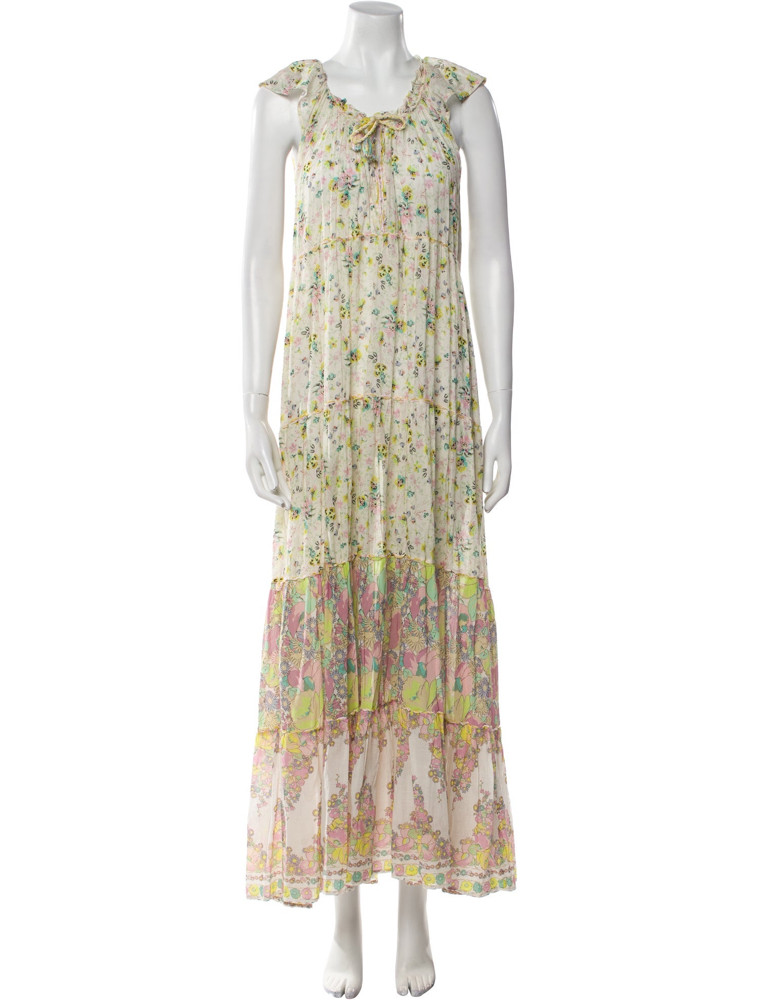 Anjuna Floral Print Long Dress