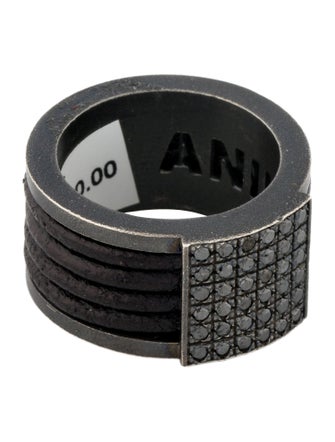 Anil Arjandas Diamond & Wood Multi-layer Band