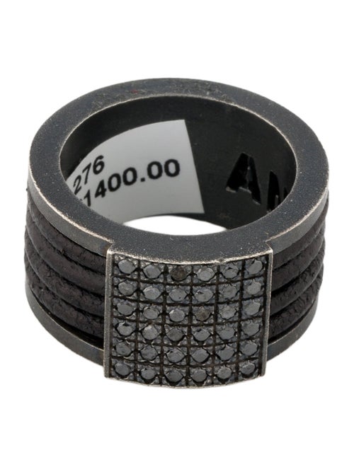 Anil Arjandas Diamond & Wood Multi-layer Band