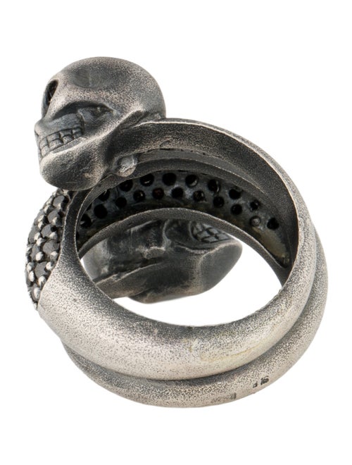 Anil Arjandas Diamond Skull Bypass Ring