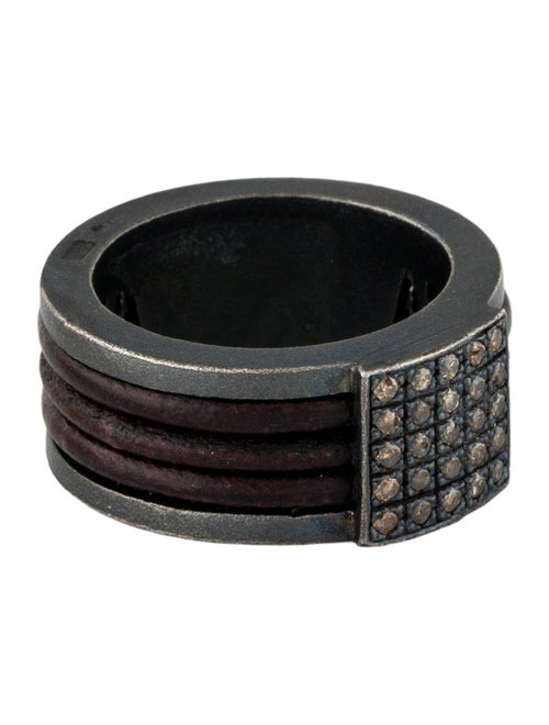 Anil Arjandas Diamond & Wood Multi-layer Band