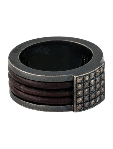 Anil Arjandas Band Diamond & Wood Multi-layer 6.25
