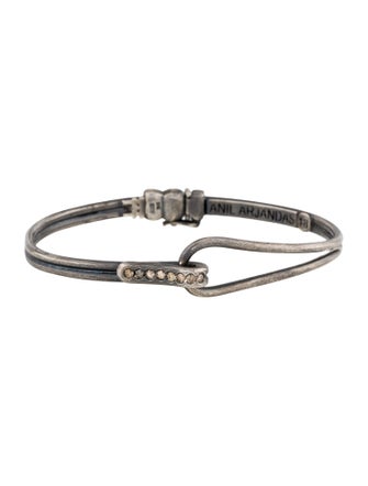 Anil Arjandas Diamond Hook Bracelet