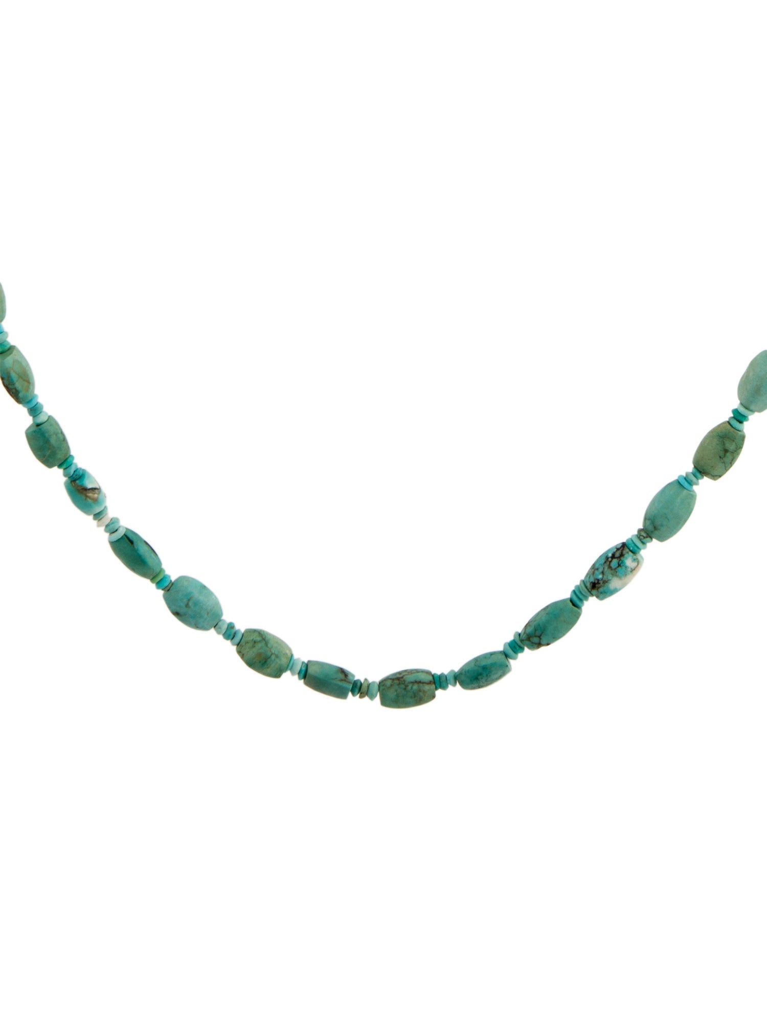 Ananda Khalsa 22K Turquoise Bead Strand Necklace