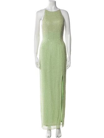 Andretta Donatello Silk Long Dress