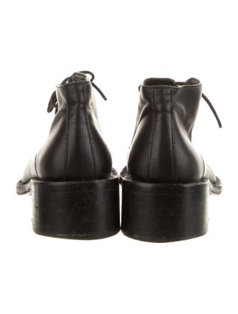 Andrew Mackenzie Leather Lace-Up Boots