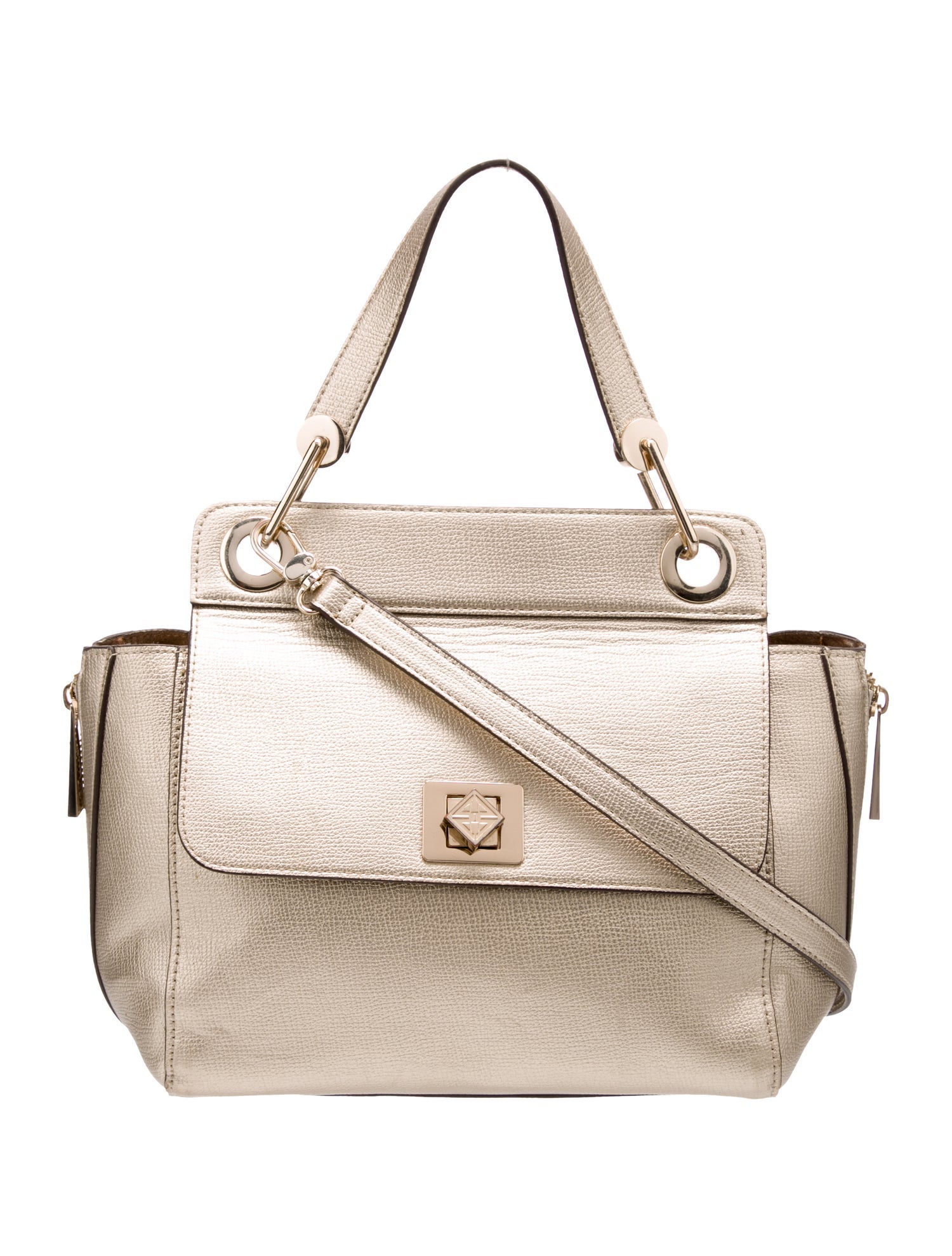 Antonio Melani Leather Top Handle Bag