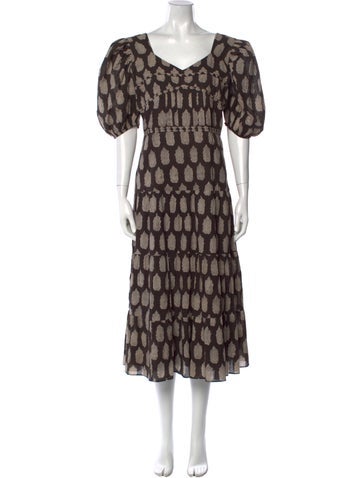 Anna Cate Dresses Printed Long Dress L