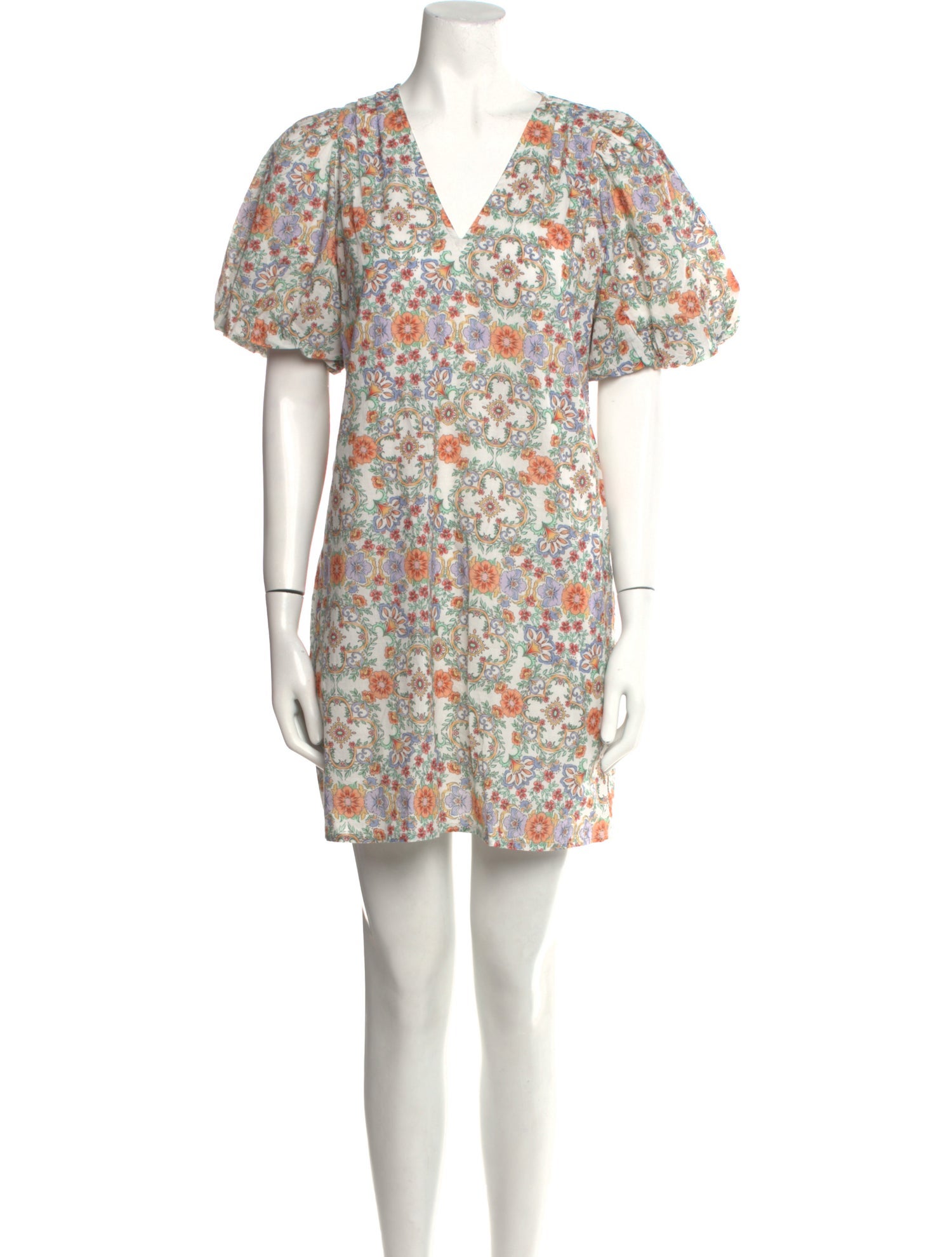 Anna Cate Floral Print Mini Dress