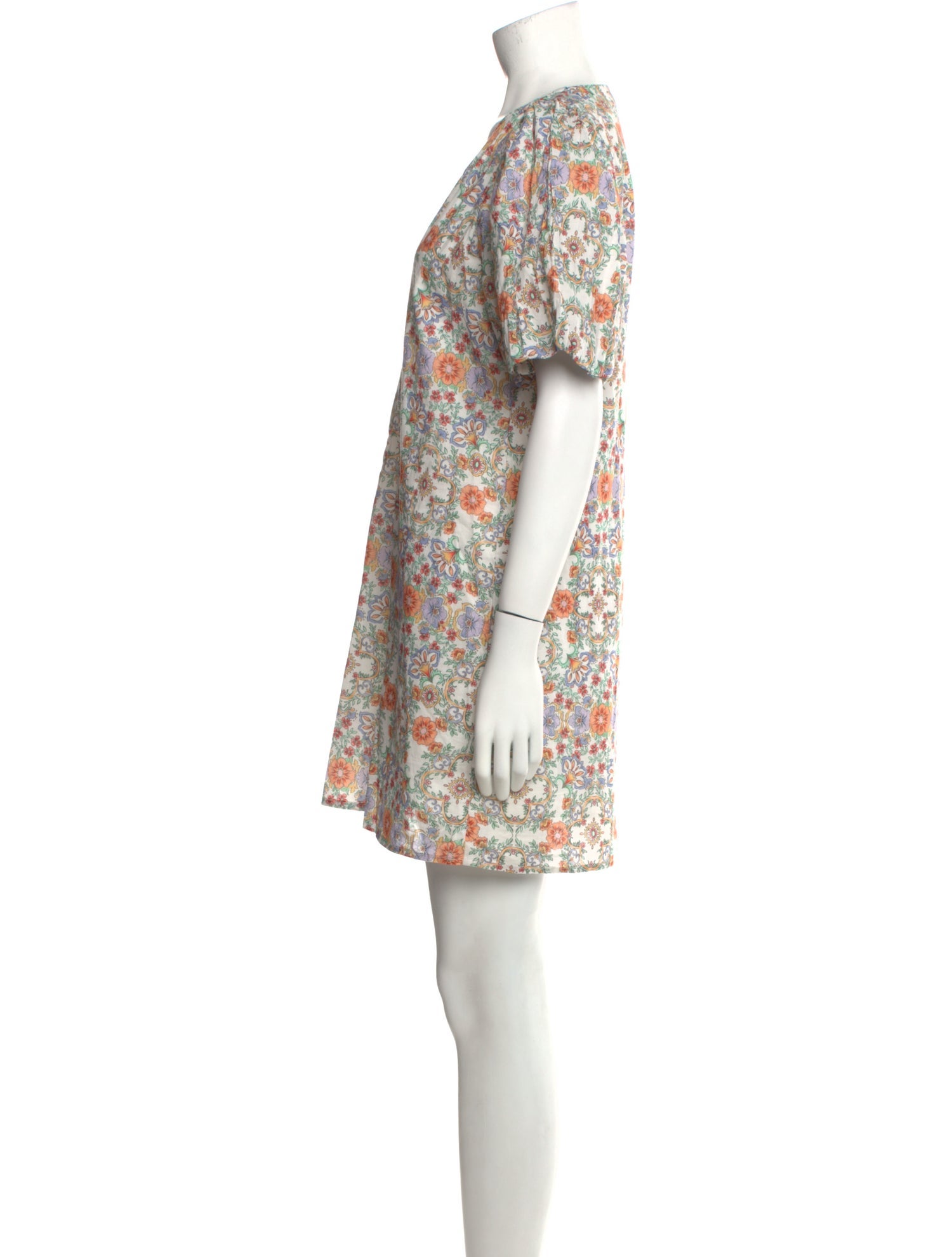 Anna Cate Floral Print Mini Dress