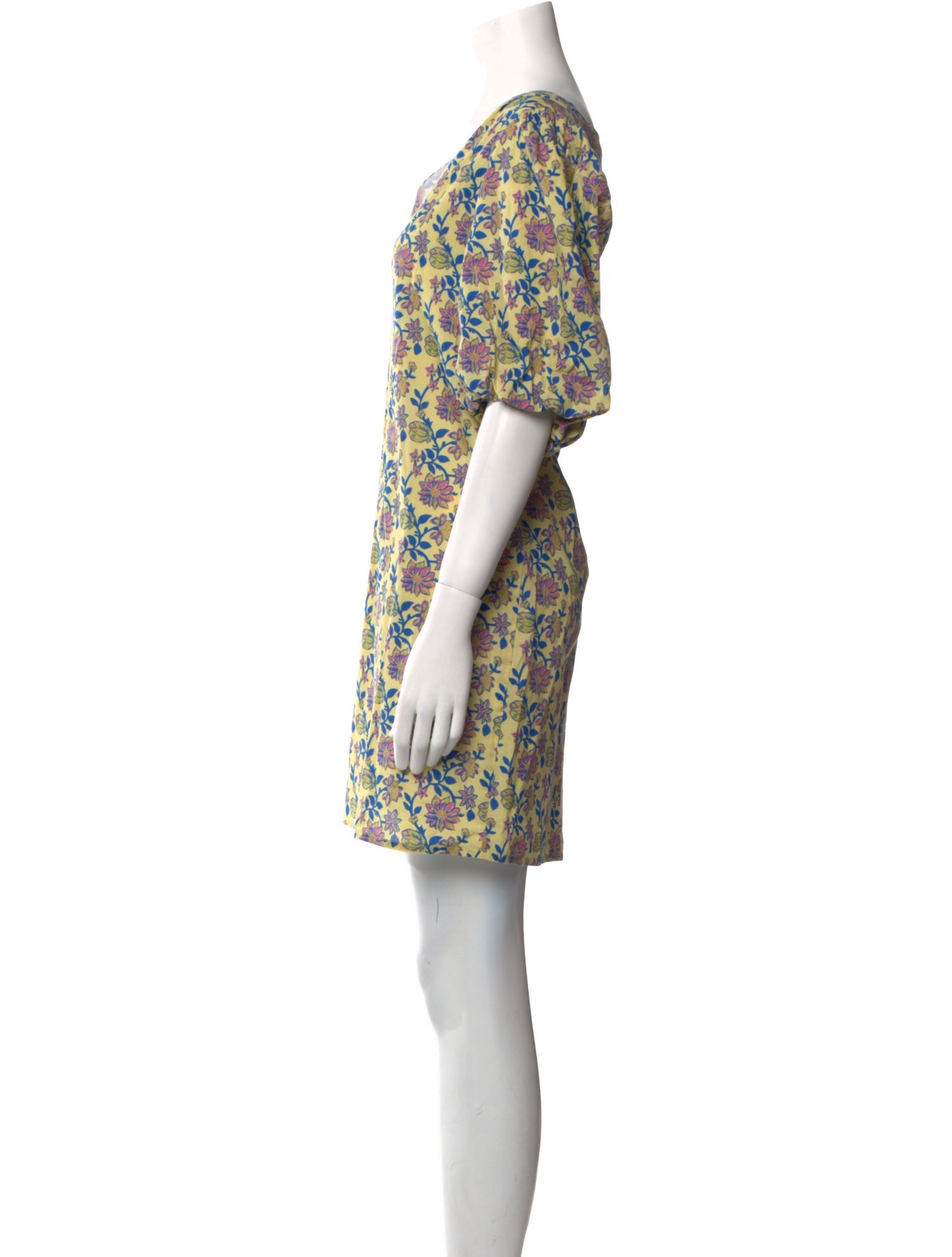 Anna Cate Floral Print Mini Dress