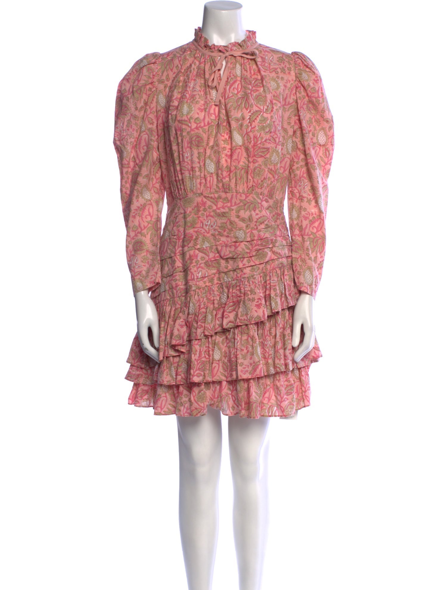 Anna Cate Paisley Print Mini Dress