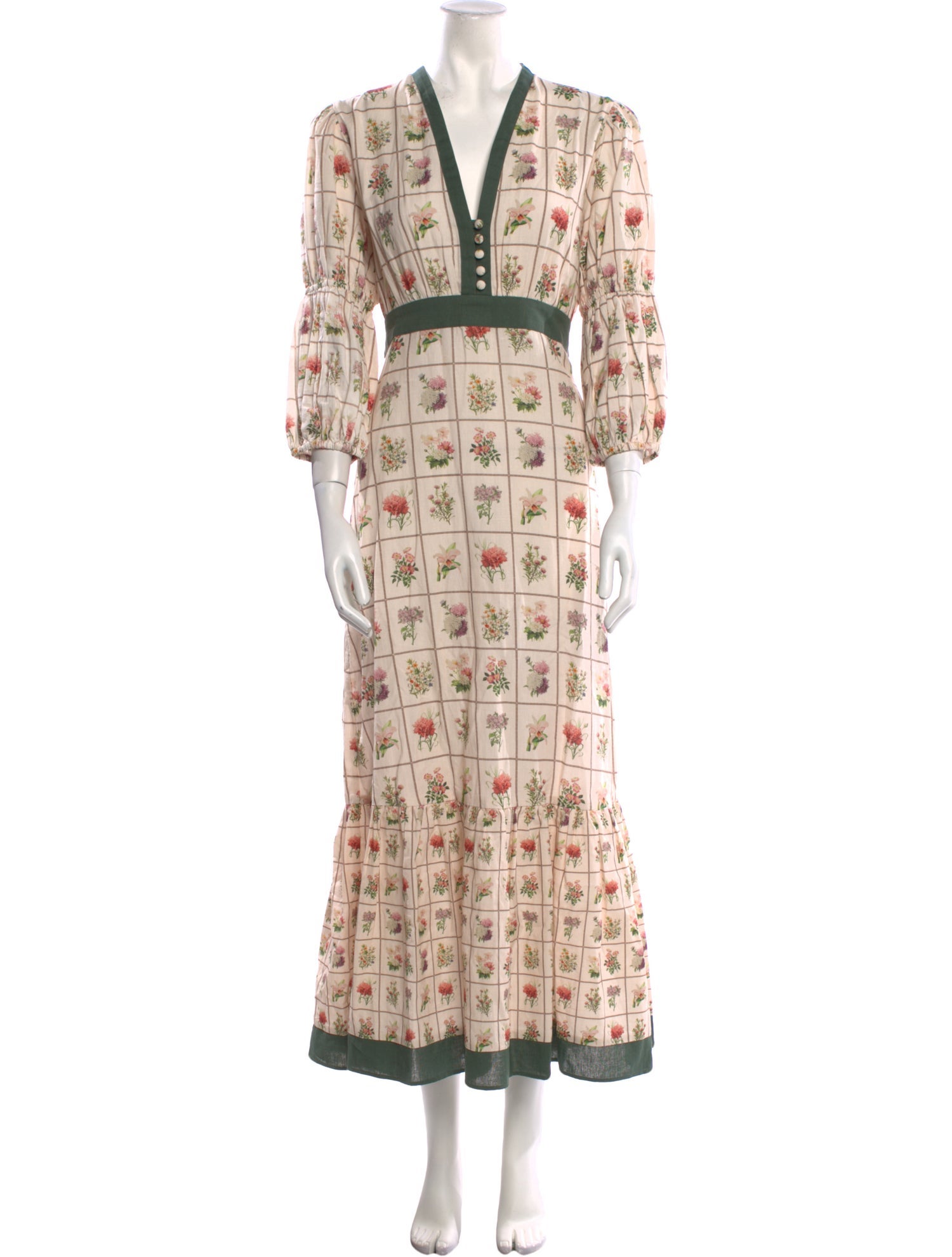 Anna Cate Printed Long Dress