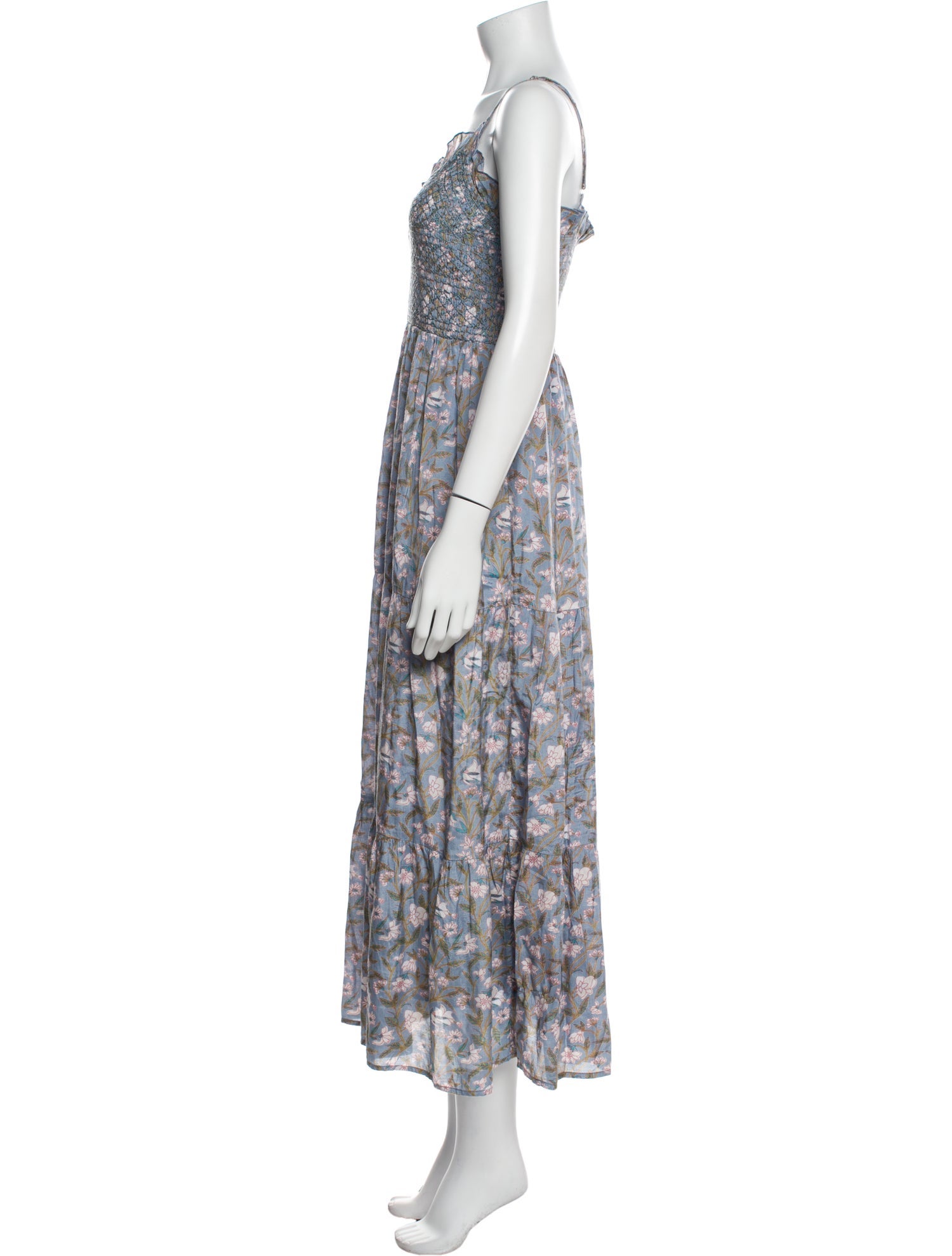 Anna Cate Floral Print Long Dress