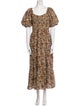 Anna Cate Floral Print Long Dress