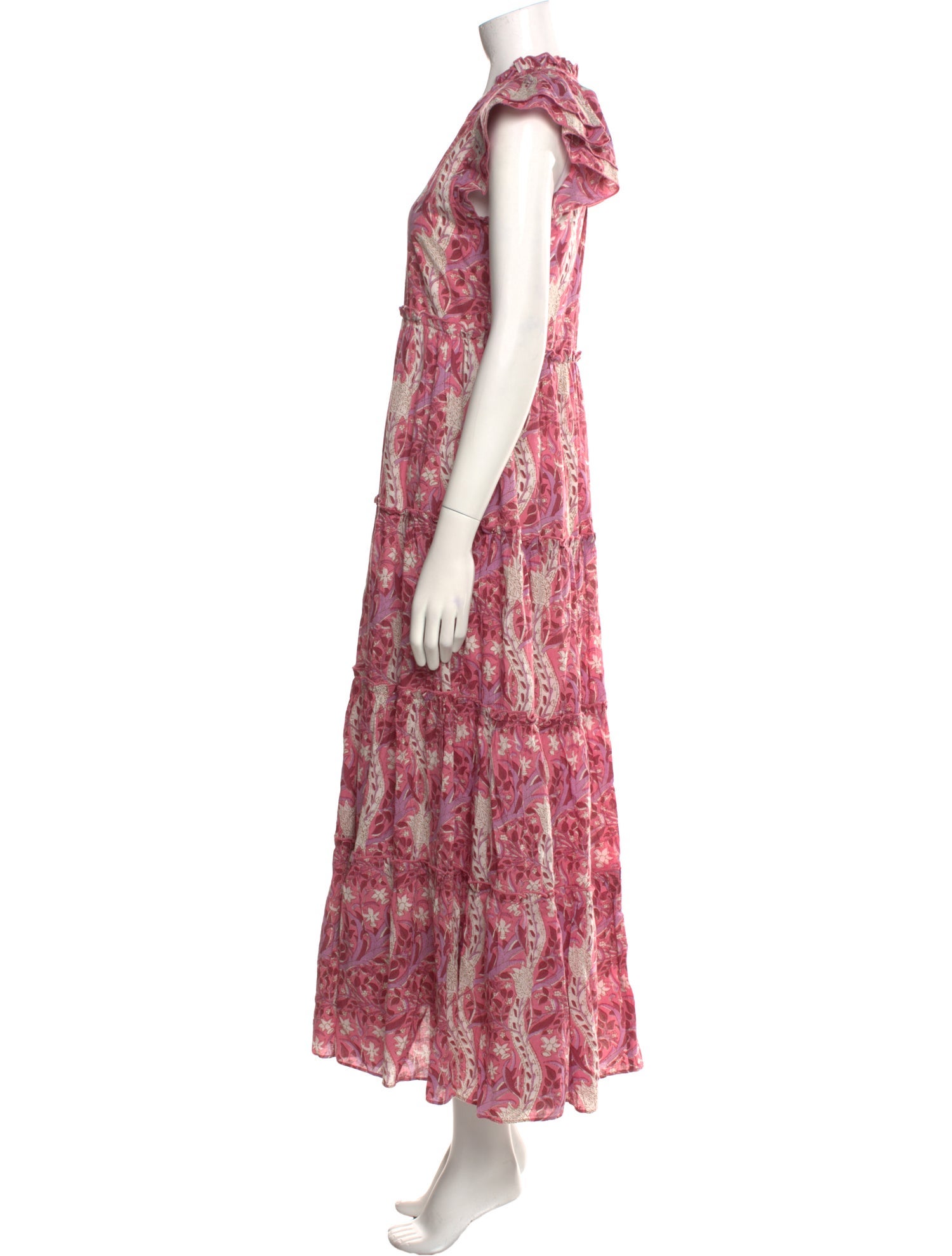 Anna Cate Printed Long Dress