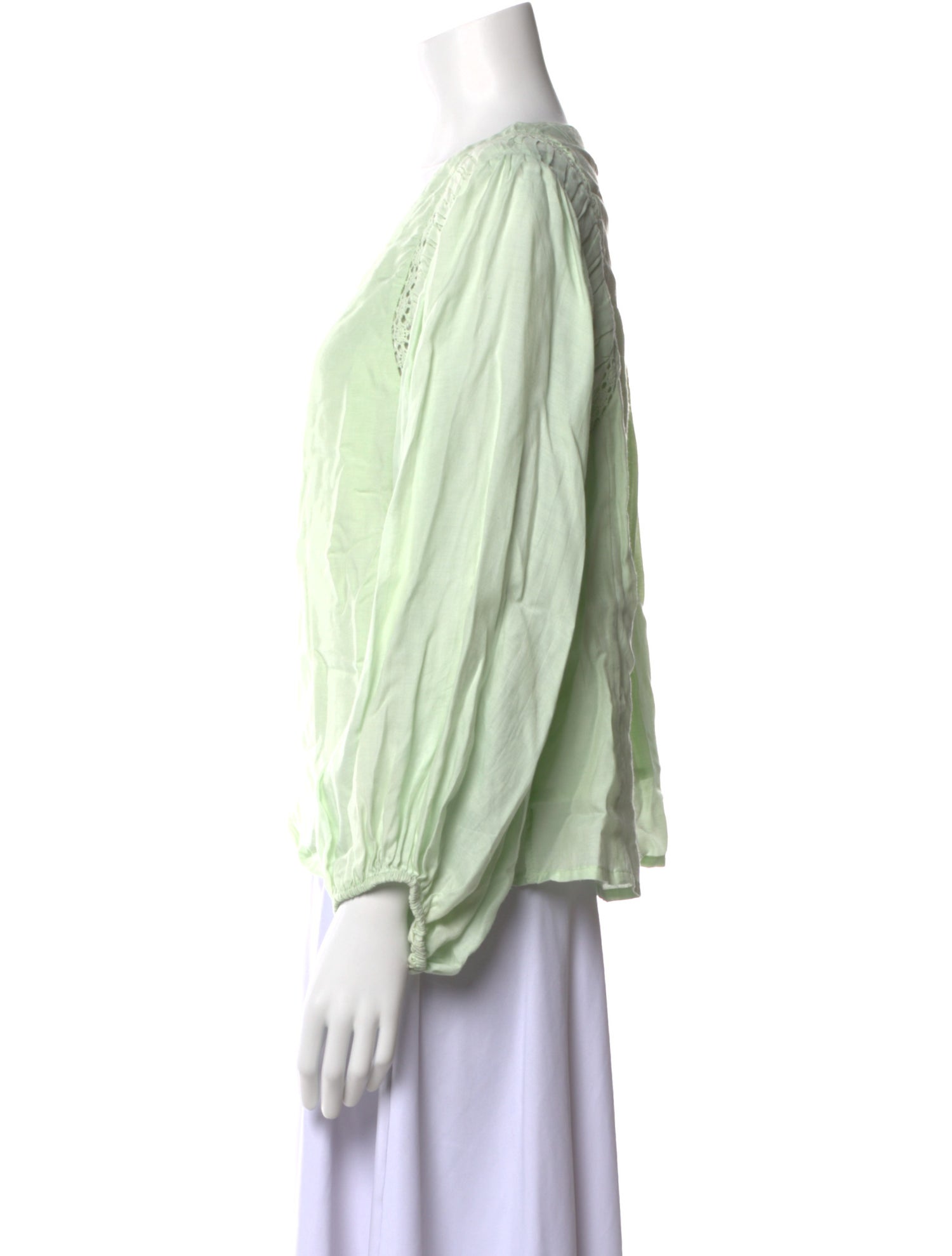 Anna Cate V-Neck Long Sleeve Blouse