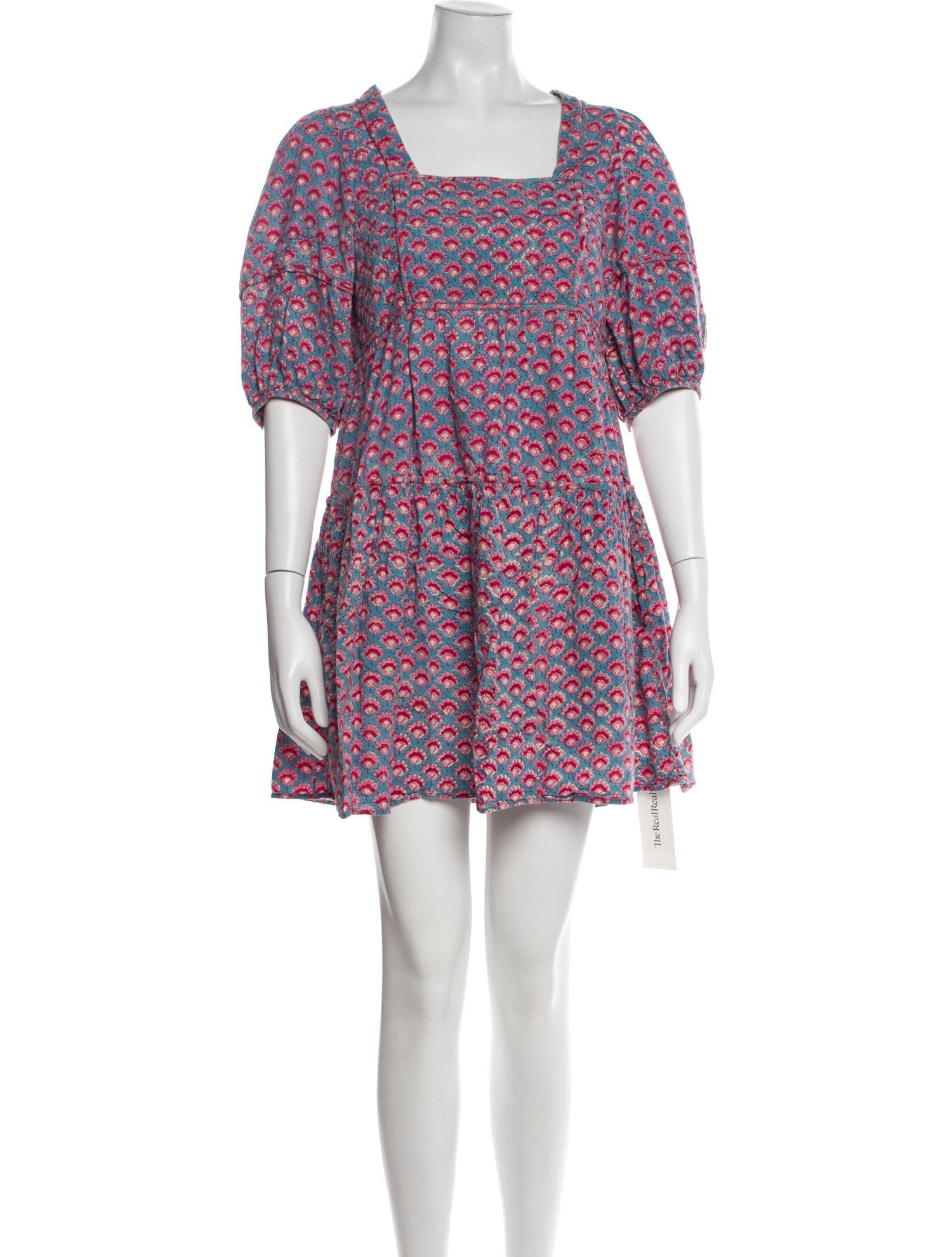 Anna Cate Floral Print Mini Dress