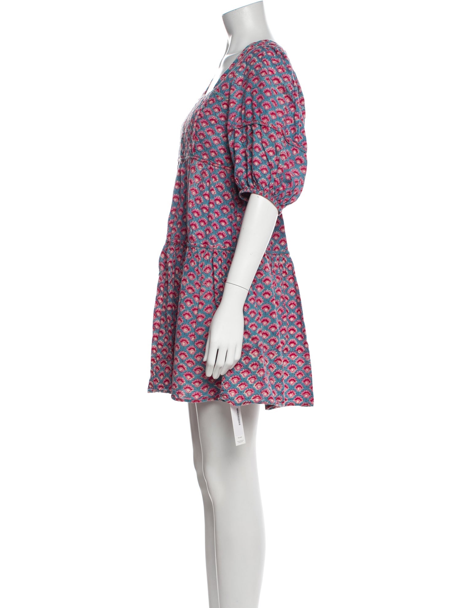 Anna Cate Floral Print Mini Dress