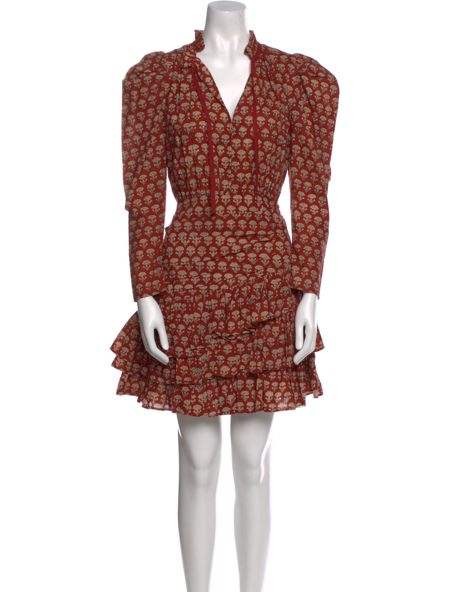 Anna Cate Floral Print Mini Dress