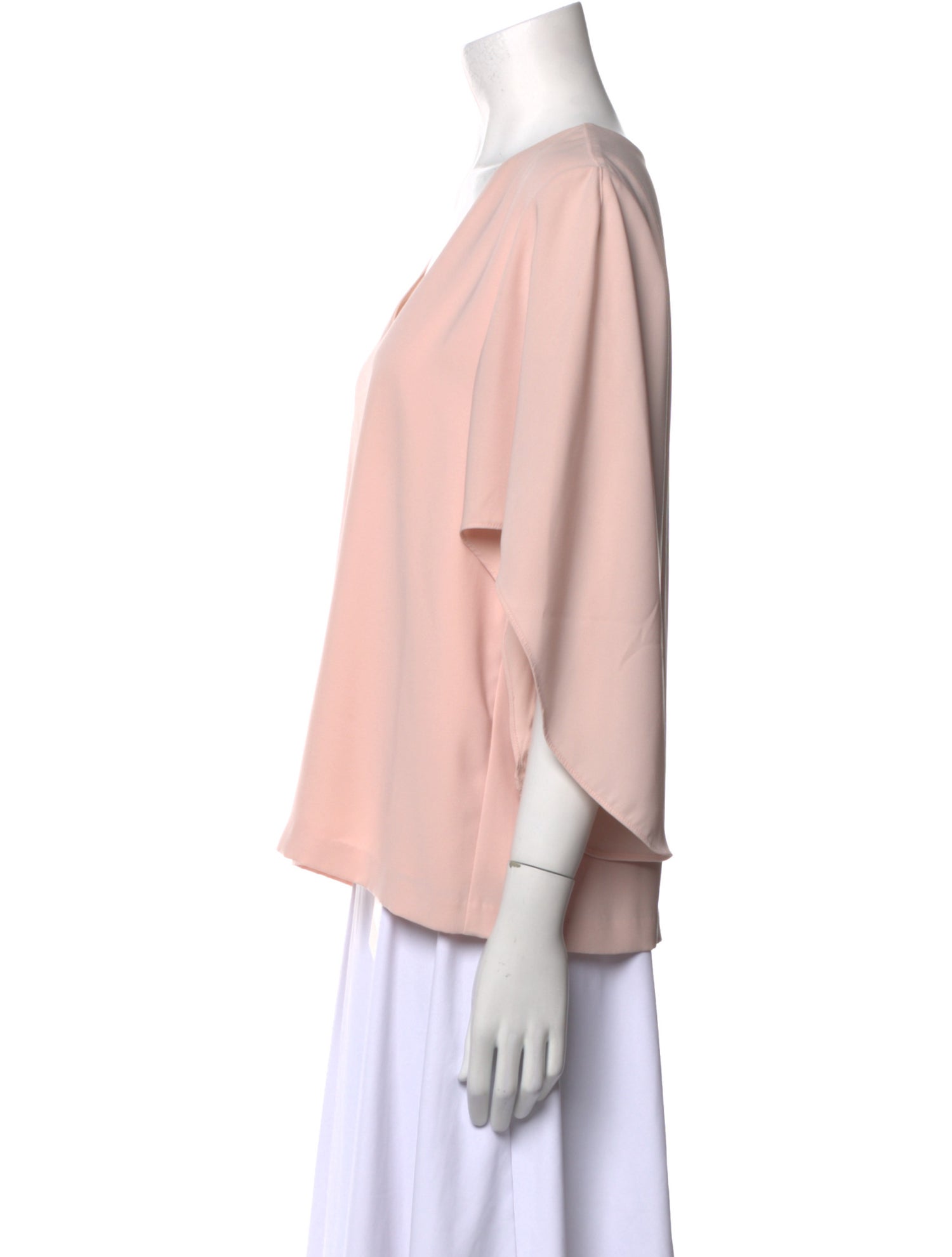 Anna Cate V-Neck Three-Quarter Sleeve Blouse