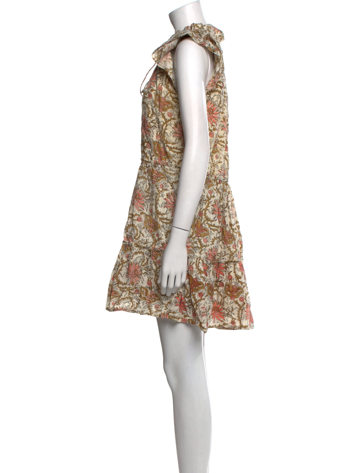 Anna Cate Floral Print Mini Dress