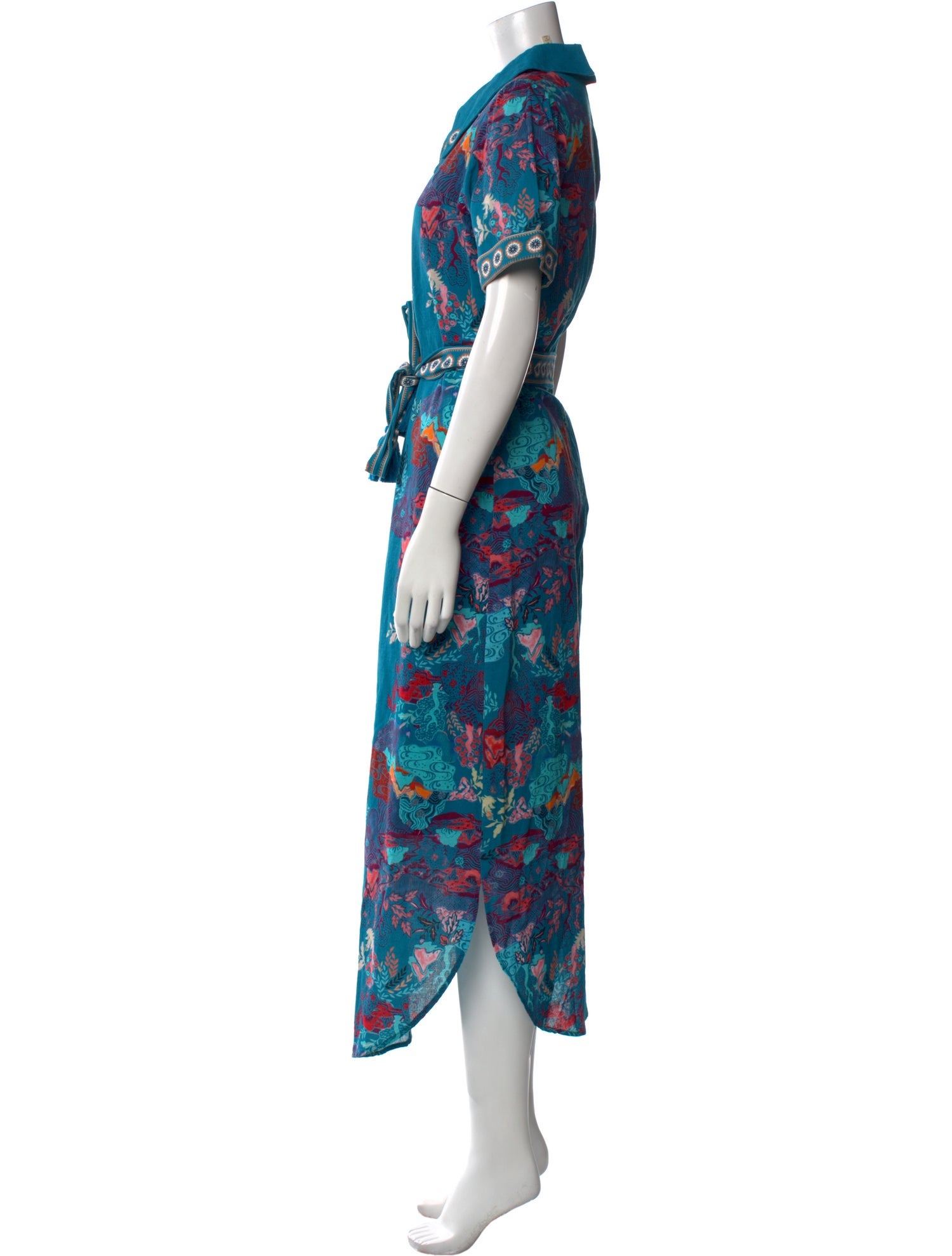 Anna Cate Printed Long Dress