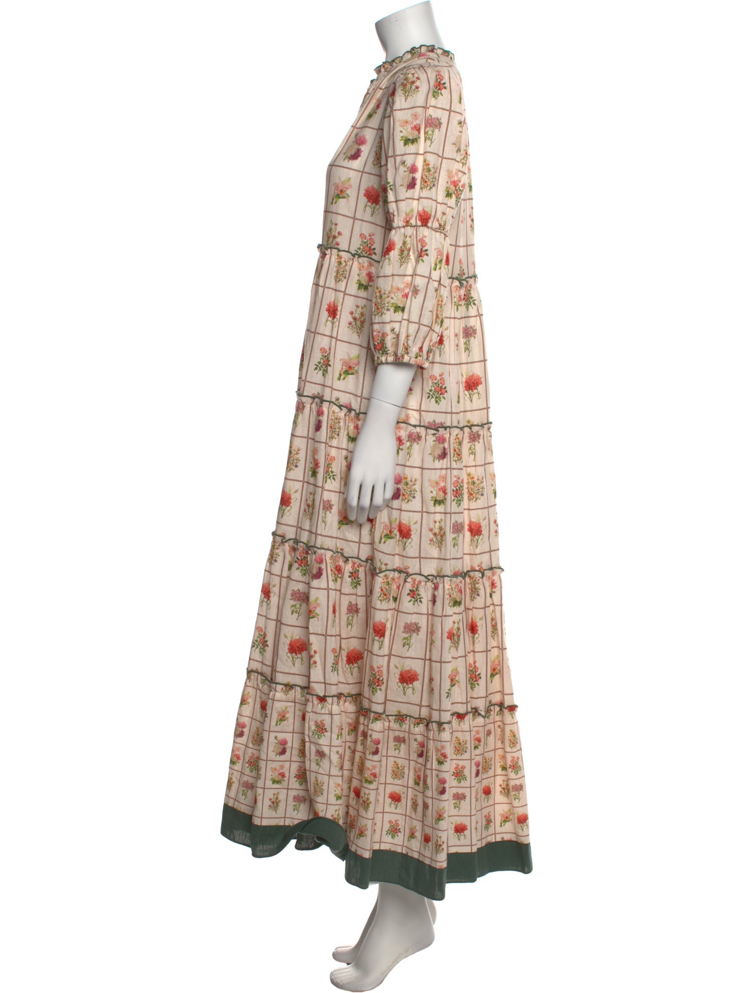 Anna Cate Printed Long Dress