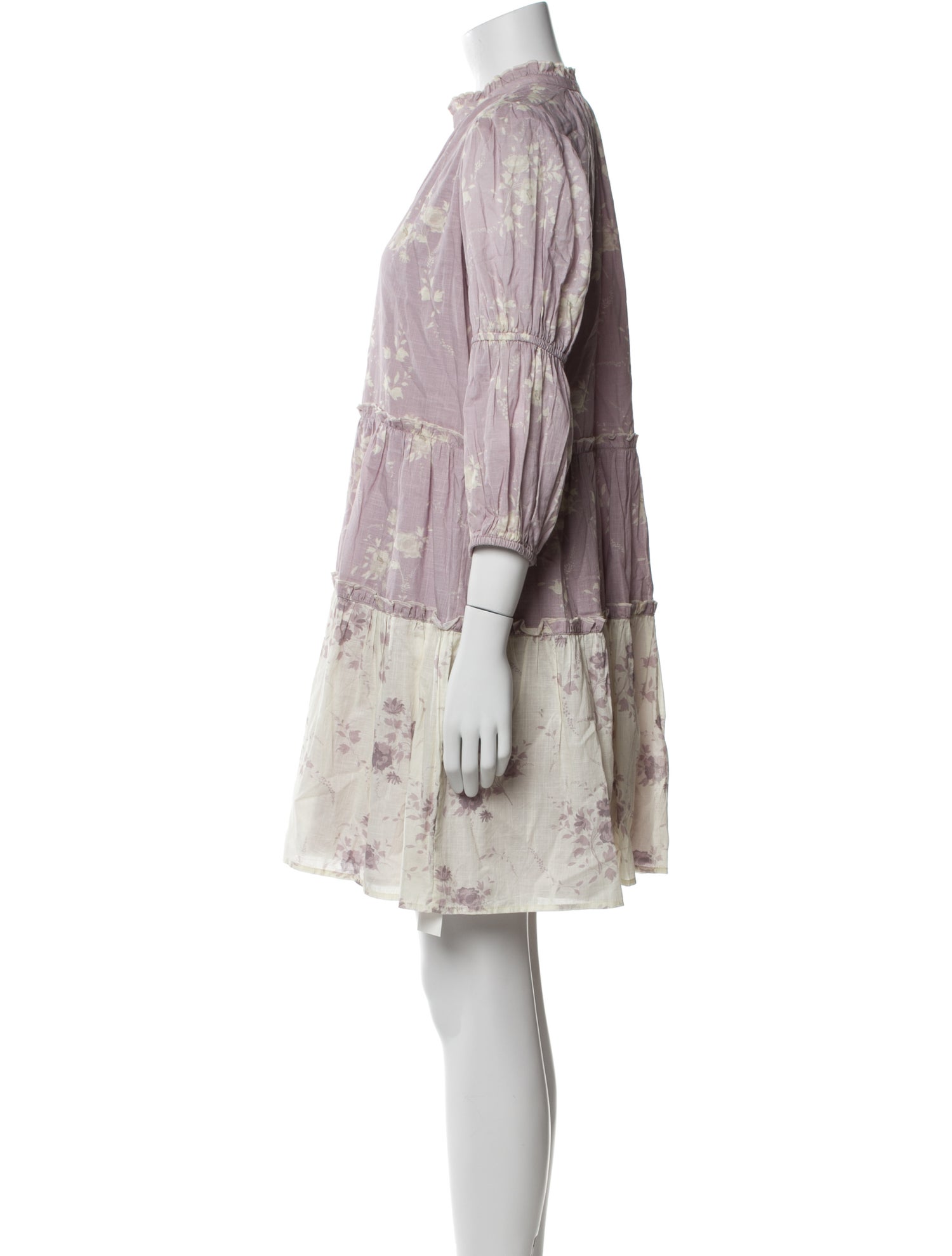 Anna Cate Floral Print Mini Dress