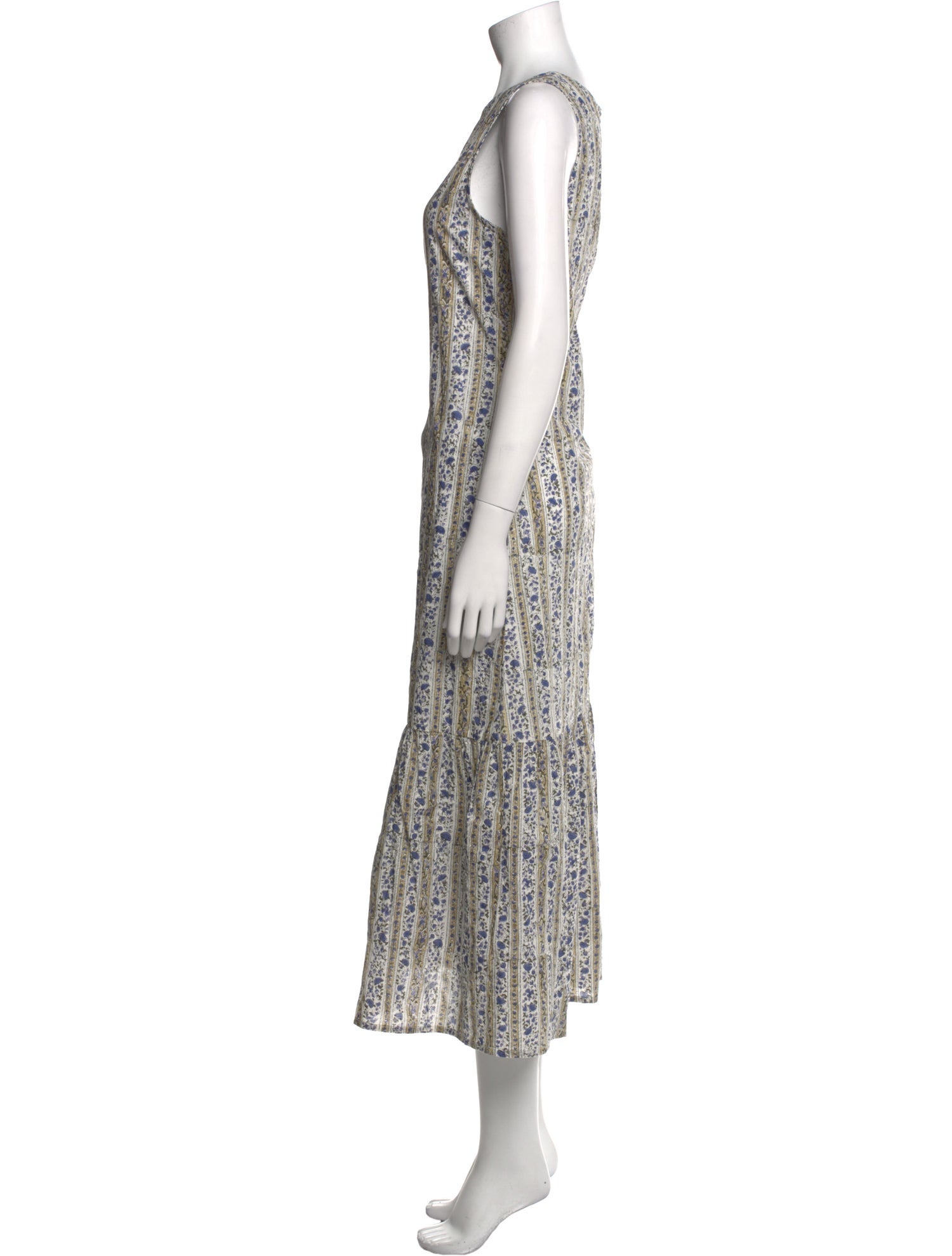 Anna Cate Printed Long Dress