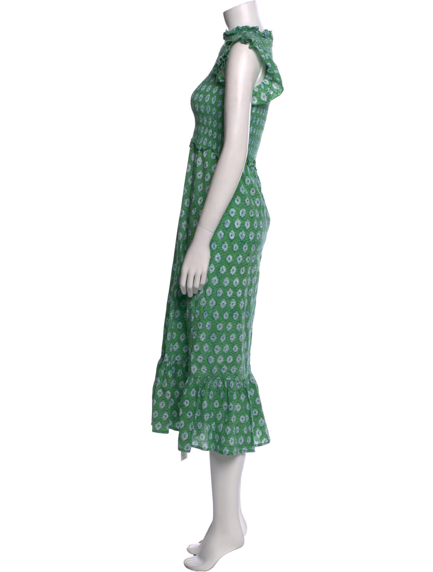 Anna Cate Floral Print Long Dress