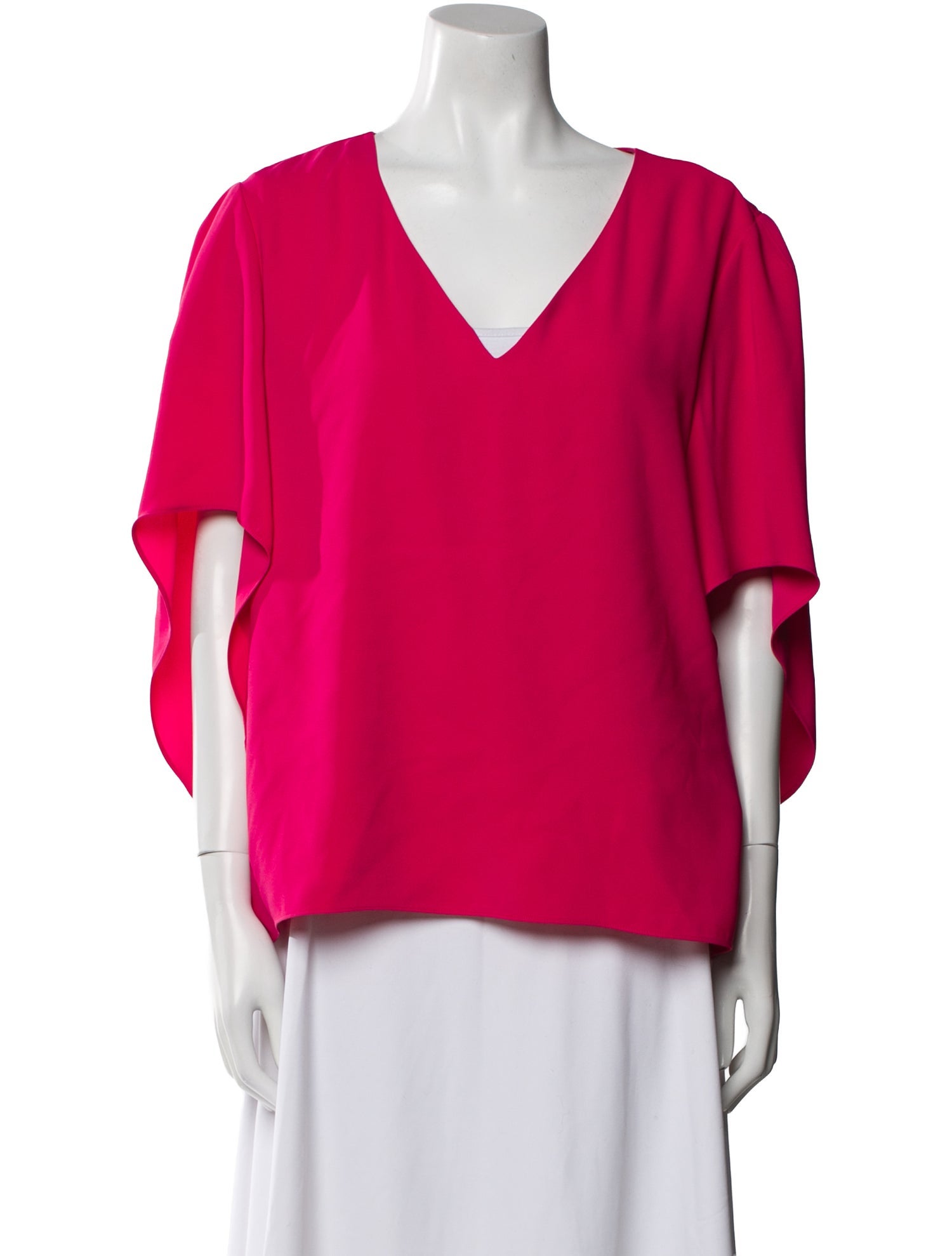Anna Cate V-Neck Three-Quarter Sleeve Blouse