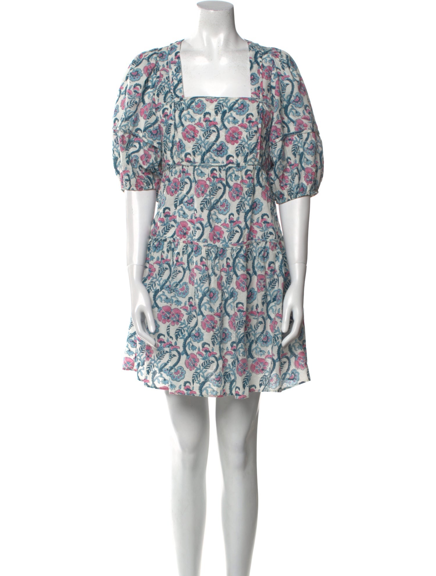 Anna Cate Floral Print Mini Dress