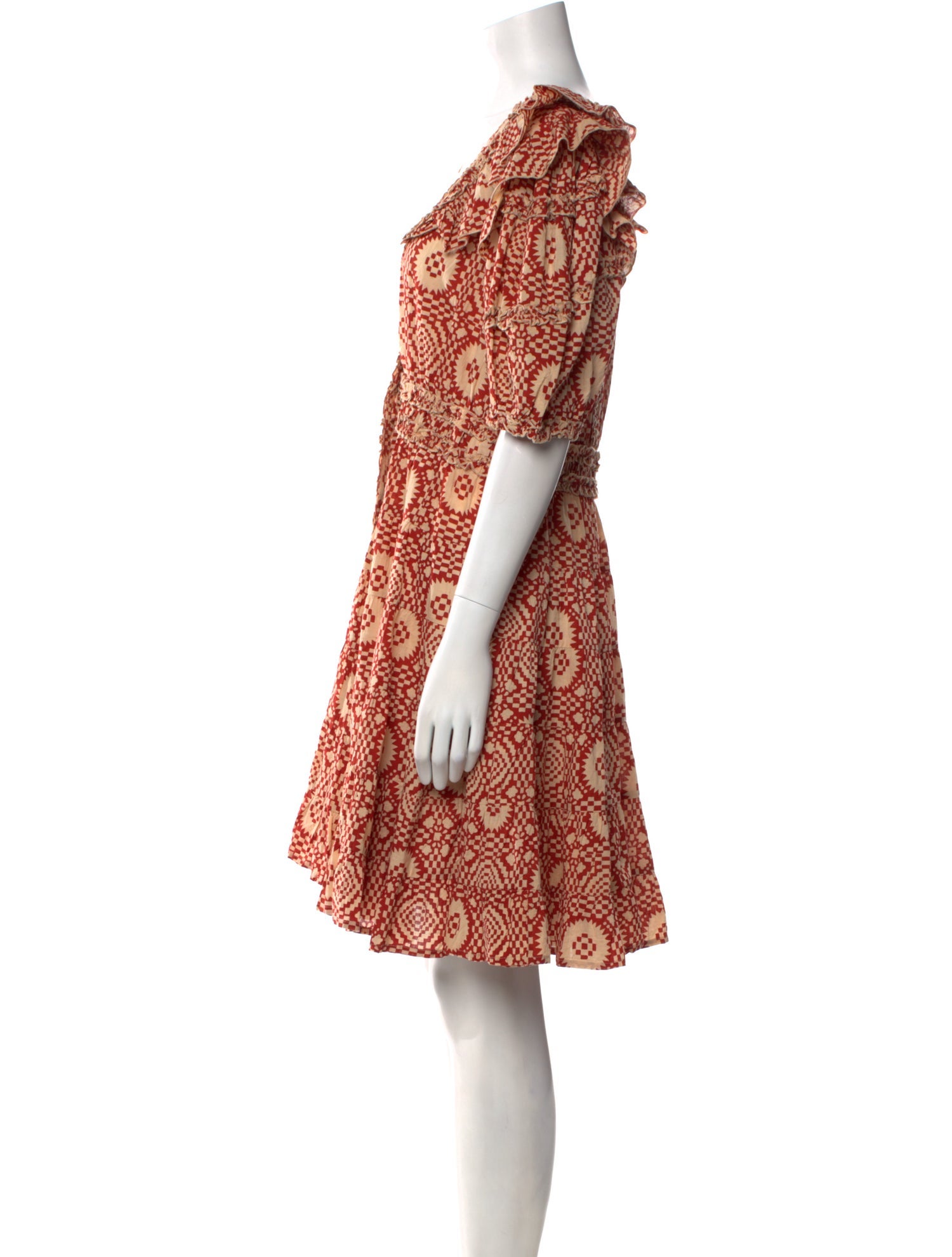 Anna Cate Printed Mini Dress