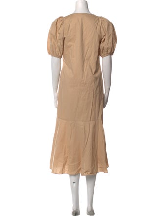 Anna Cate V-Neck Long Dress