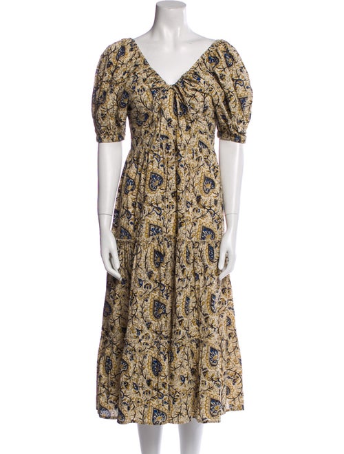 Anna Cate Printed Long Dress