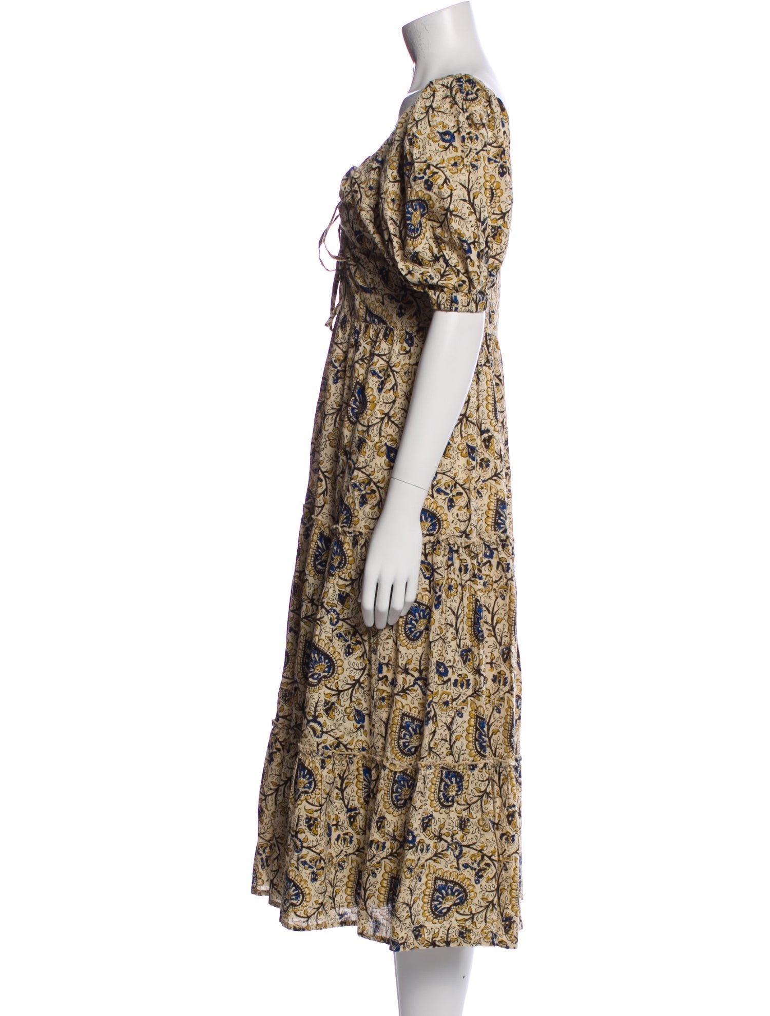 Anna Cate Printed Long Dress