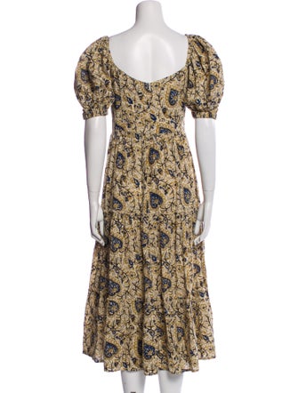 Anna Cate Printed Long Dress