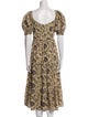 Anna Cate Printed Long Dress