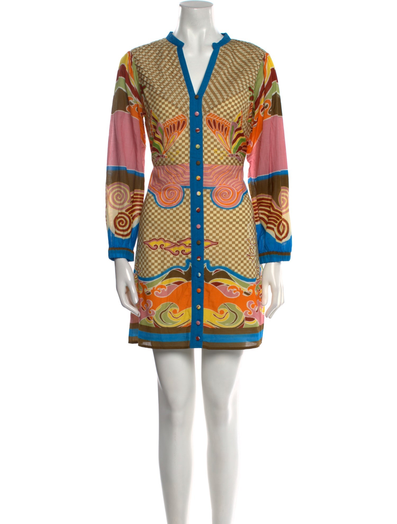 Anna Cate Printed Mini Dress