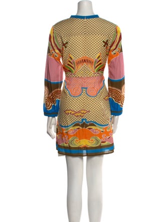 Anna Cate Printed Mini Dress