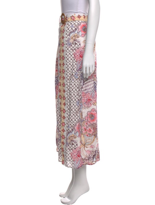 Anna Cate Paisley Print Midi Length Skirt