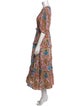 Anna Cate Floral Print Long Dress