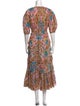 Anna Cate Floral Print Long Dress