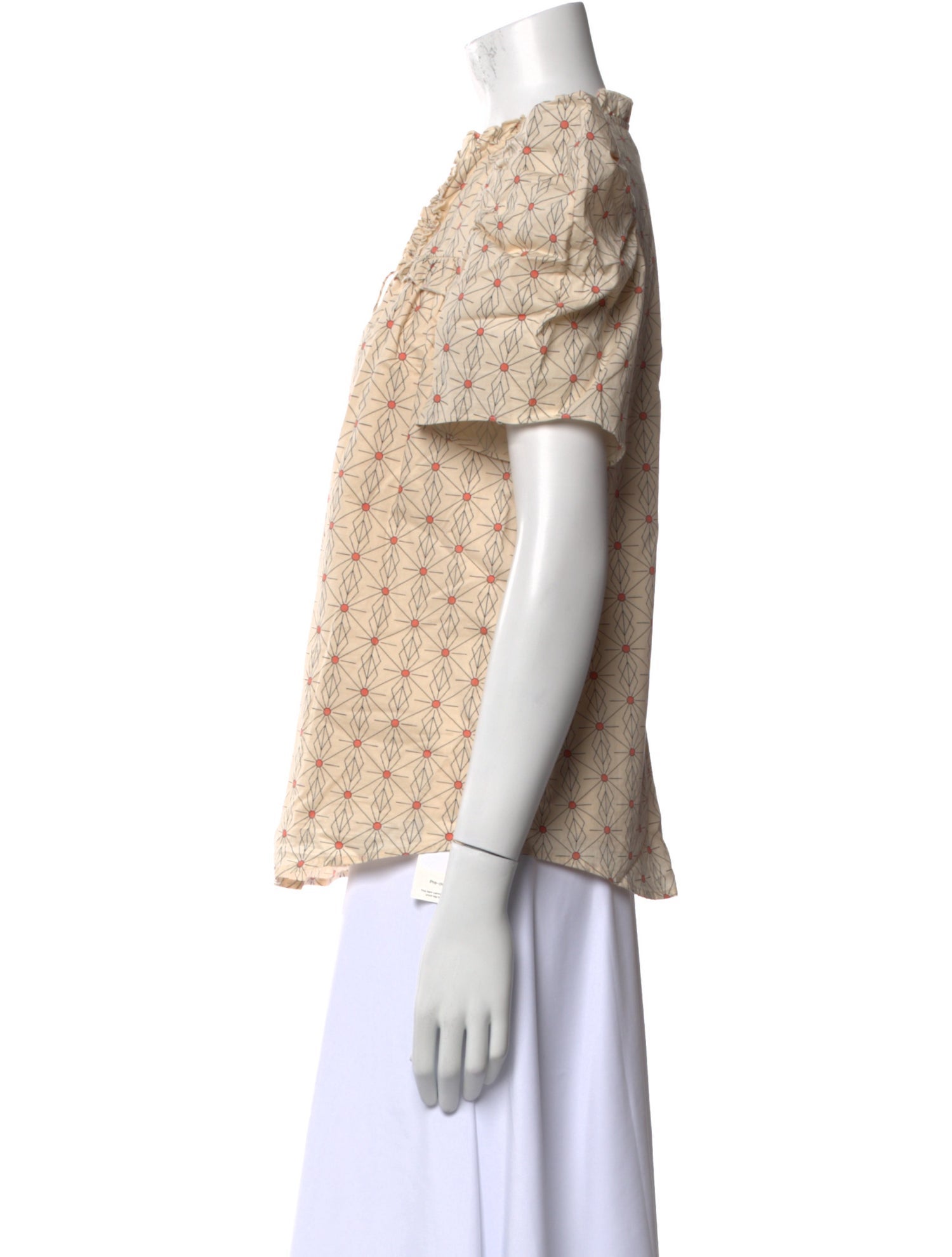 Anna Cate Floral Print V-Neck Blouse