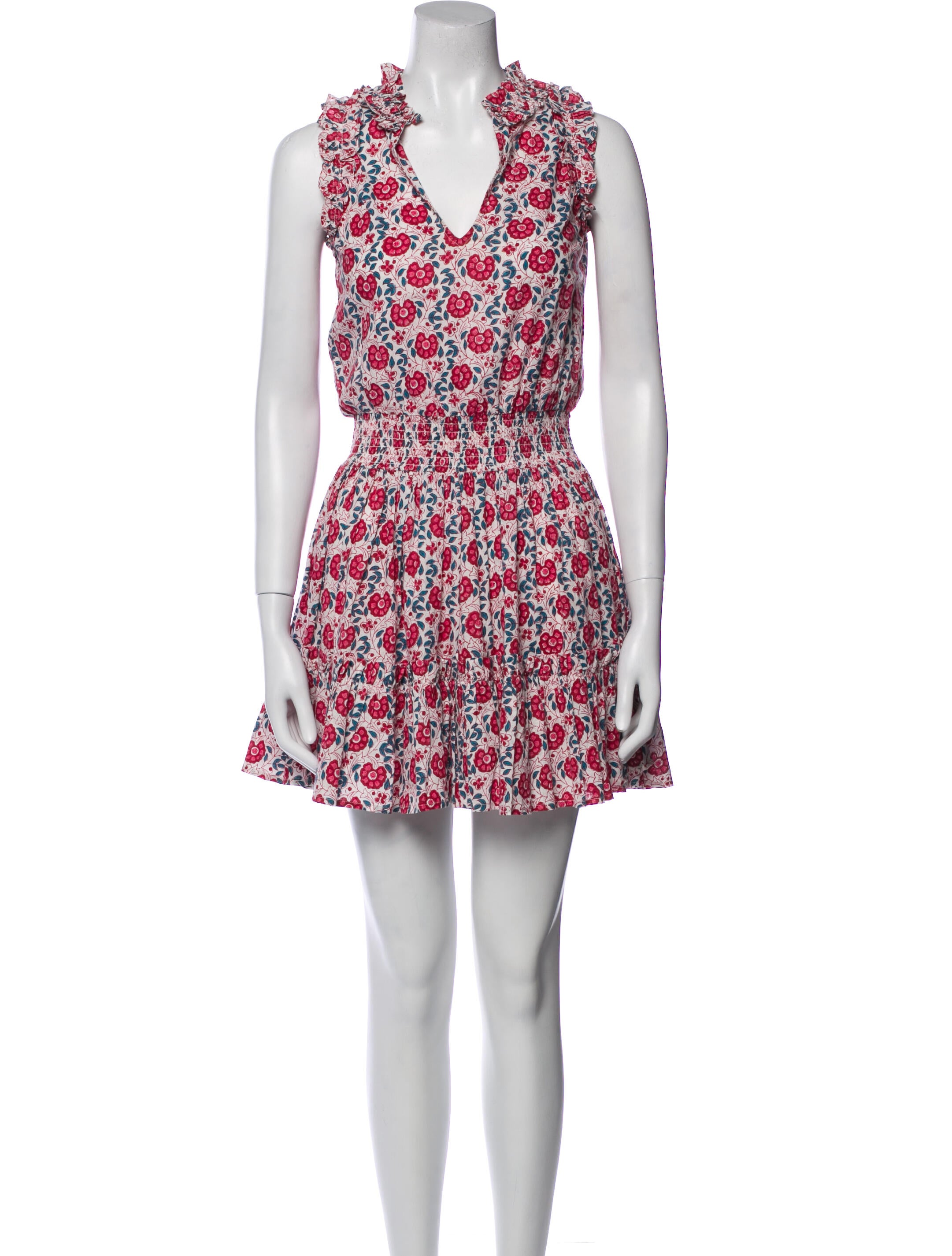 Anna Cate Floral Print Mini Dress