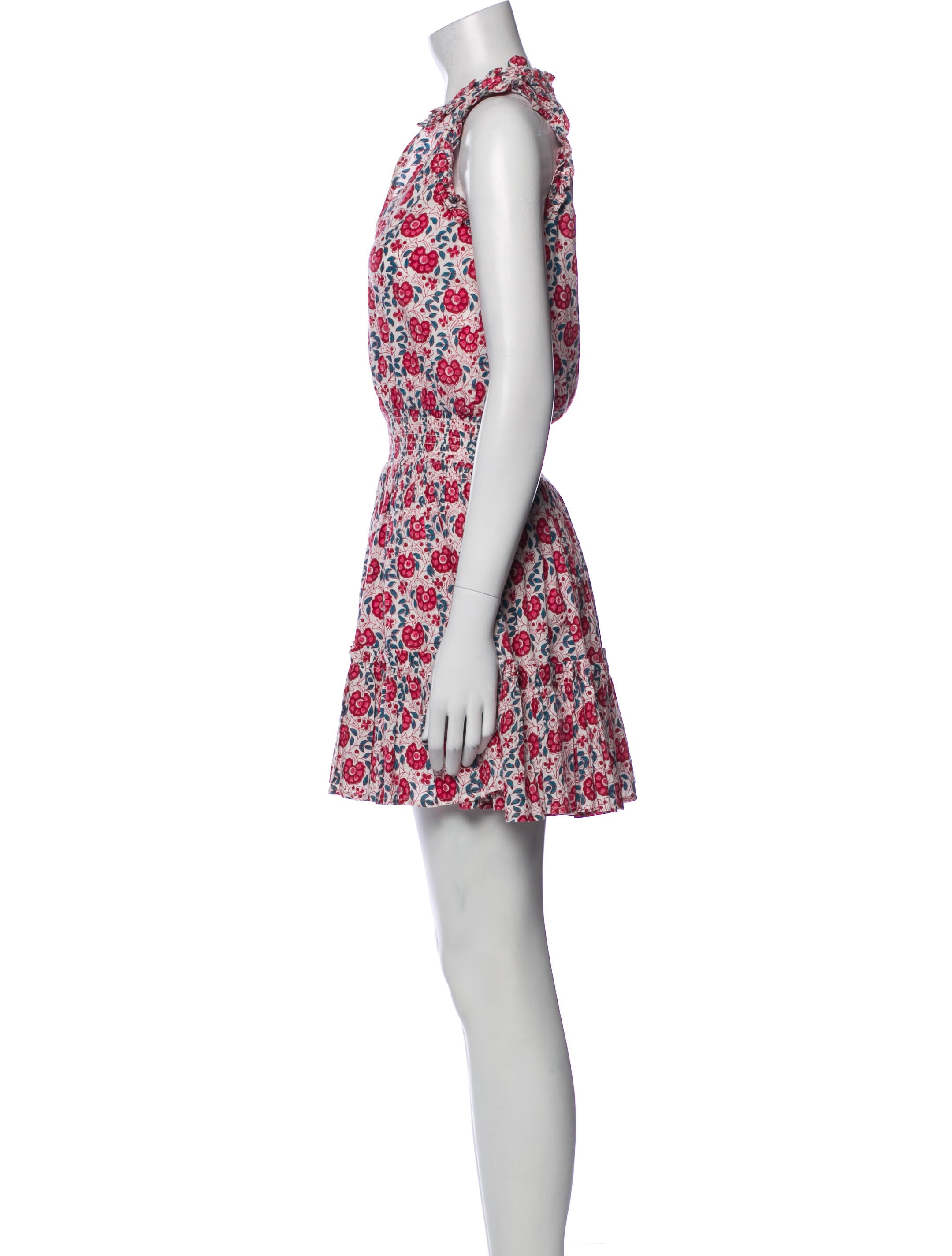 Anna Cate Floral Print Mini Dress
